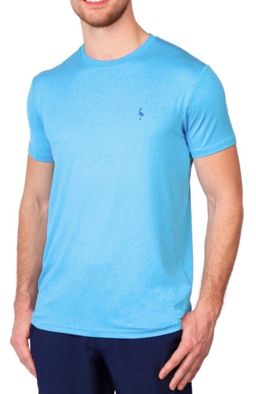 NWT Tailorbyrd Men's {L} Performance Tee-Solid T-Shirt Blue Moisture Wicking